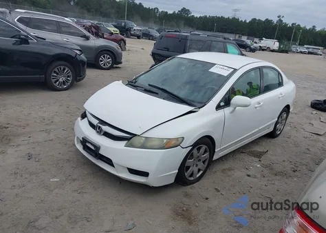2010 Honda Civic Lx z USA, uszkodzony, nr VIN 2HGFA1F55AH551197